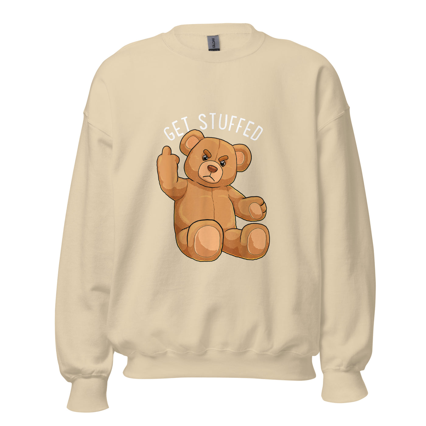 GUT STUFFED TEDDY BEAR Unisex Sweatshirt