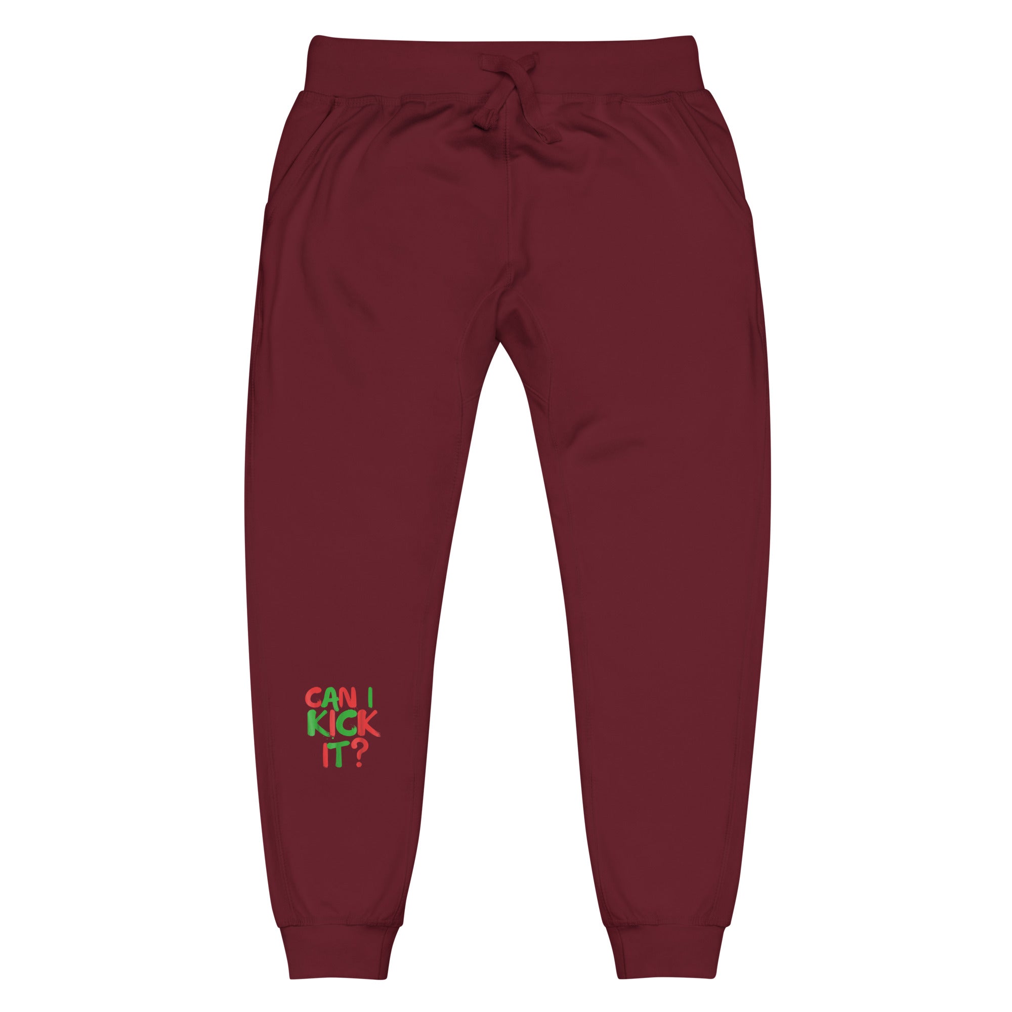 can i kick it Unisex fleece sweatpants