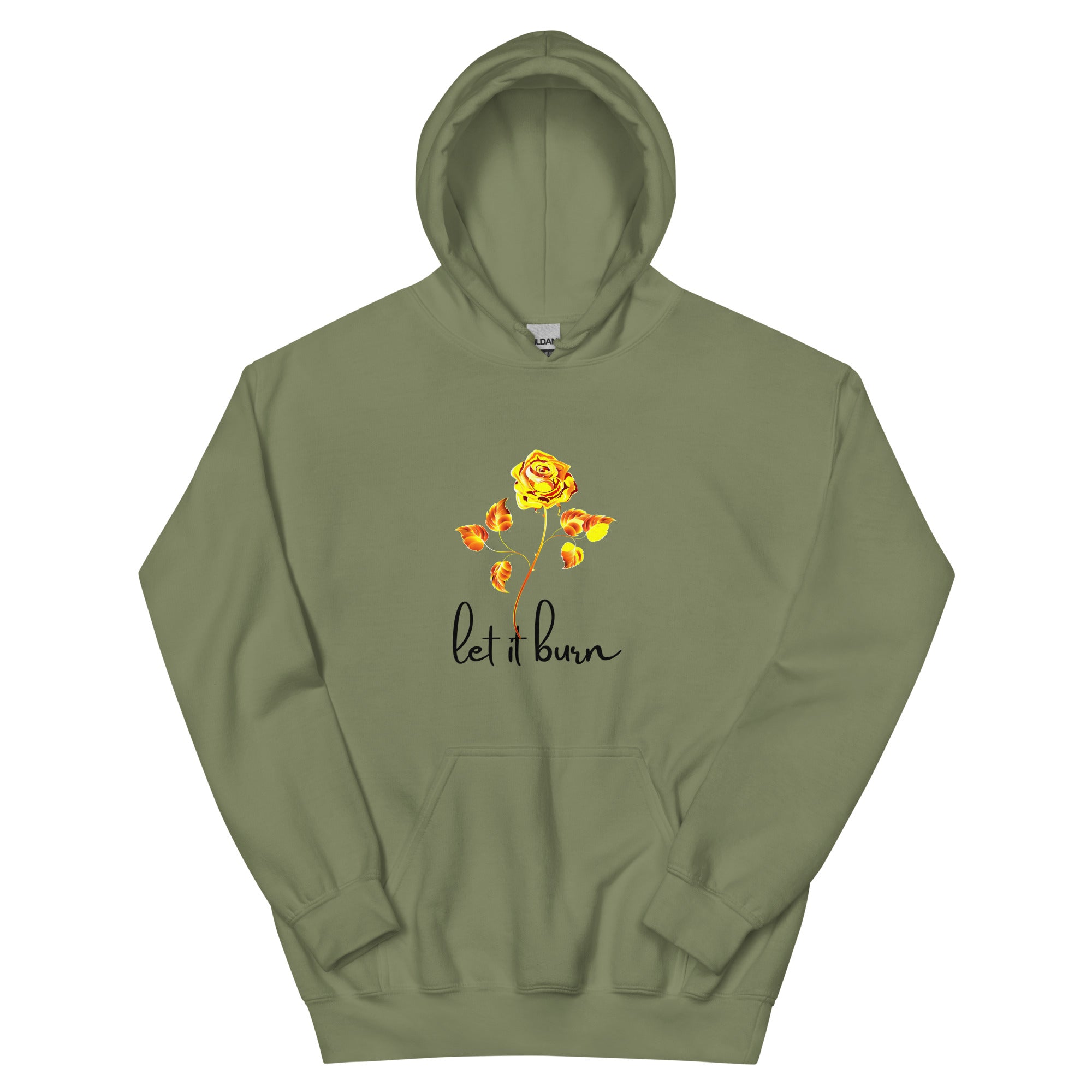 LET IN BURN ROSE Unisex Hoodie