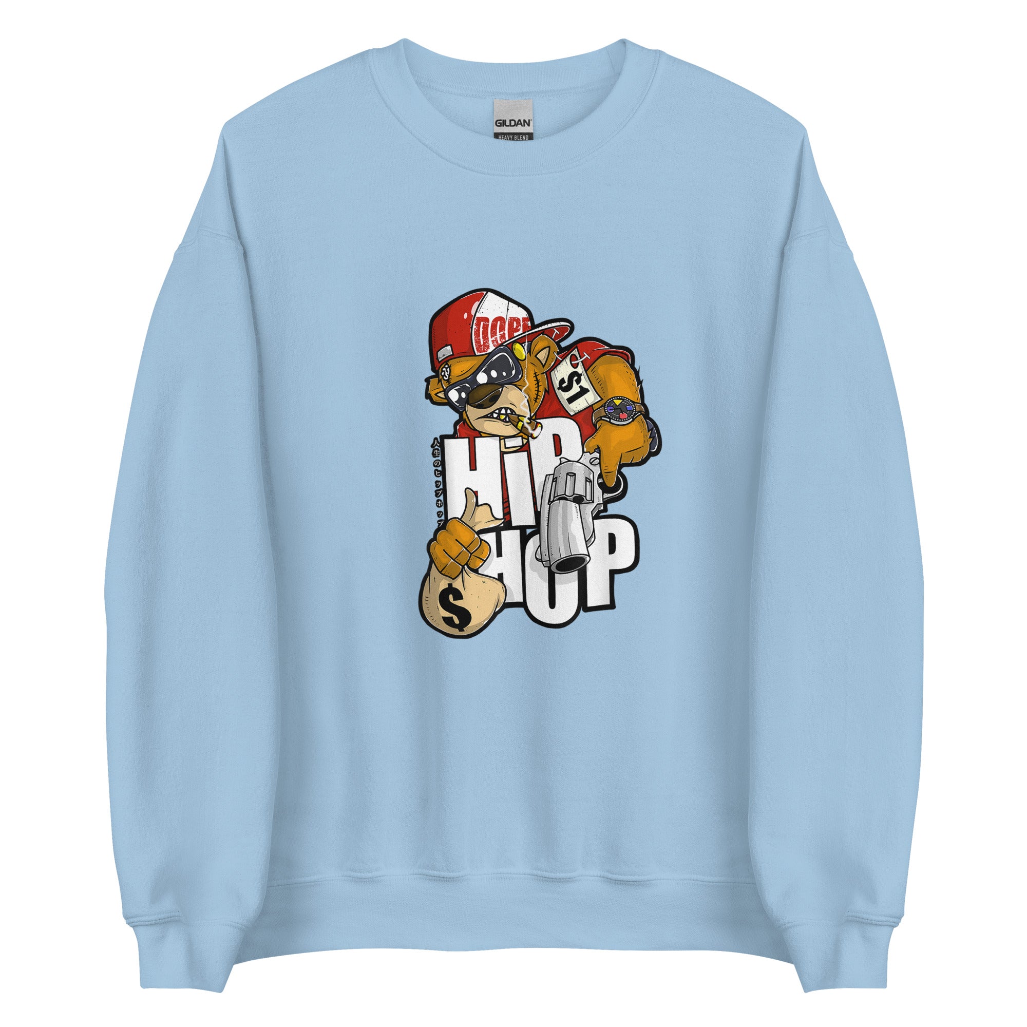 TEDDY BEAR HUSTLE HIP HOP Unisex Sweatshirt