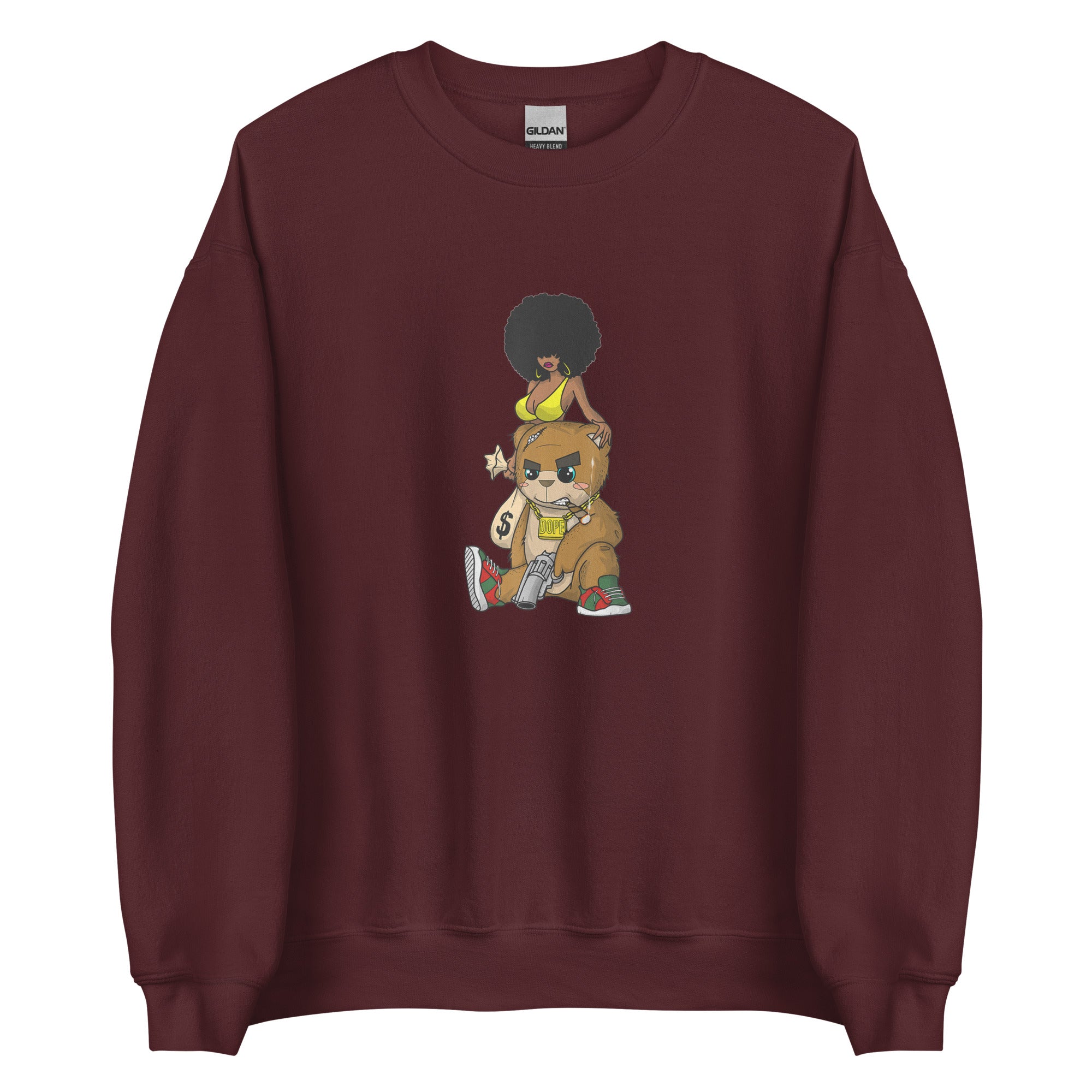 TEDDY BEAR GANGSTER Unisex Sweatshirt