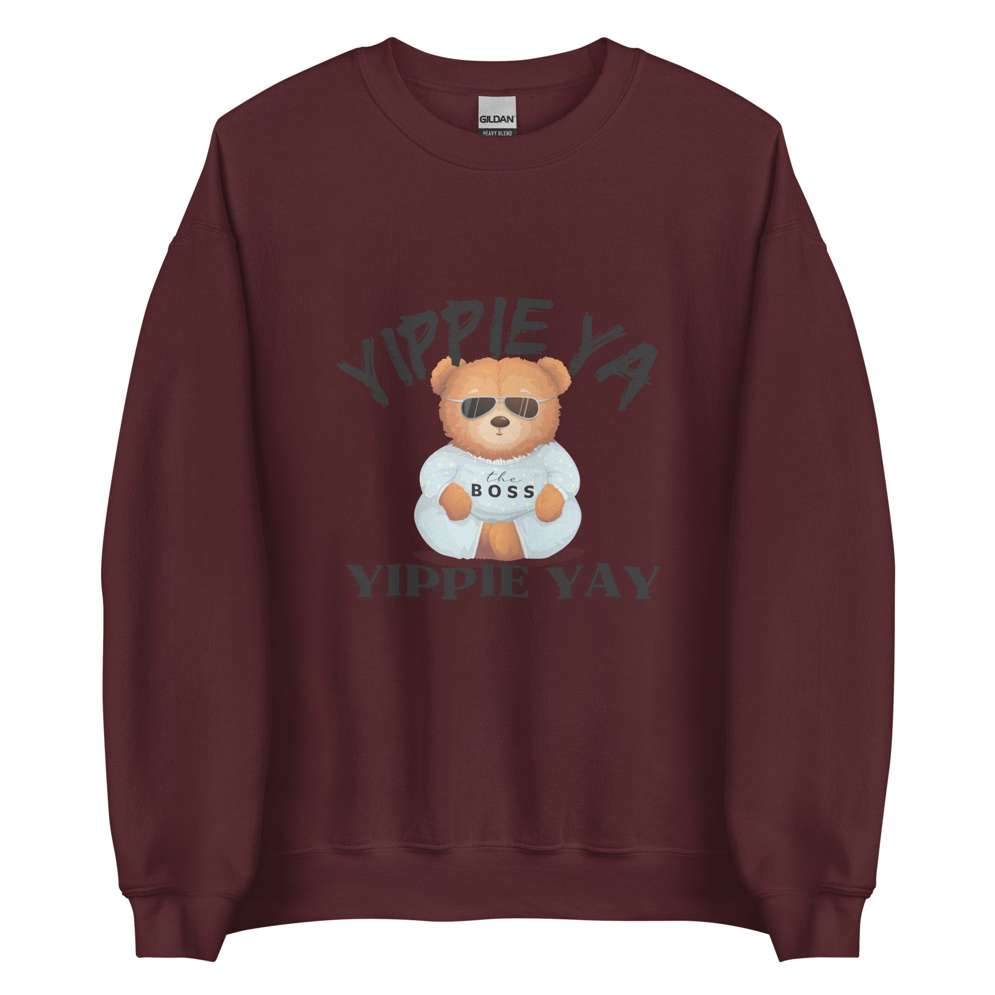 TEDDY BEAR YIPPIE YA Unisex Sweatshirt