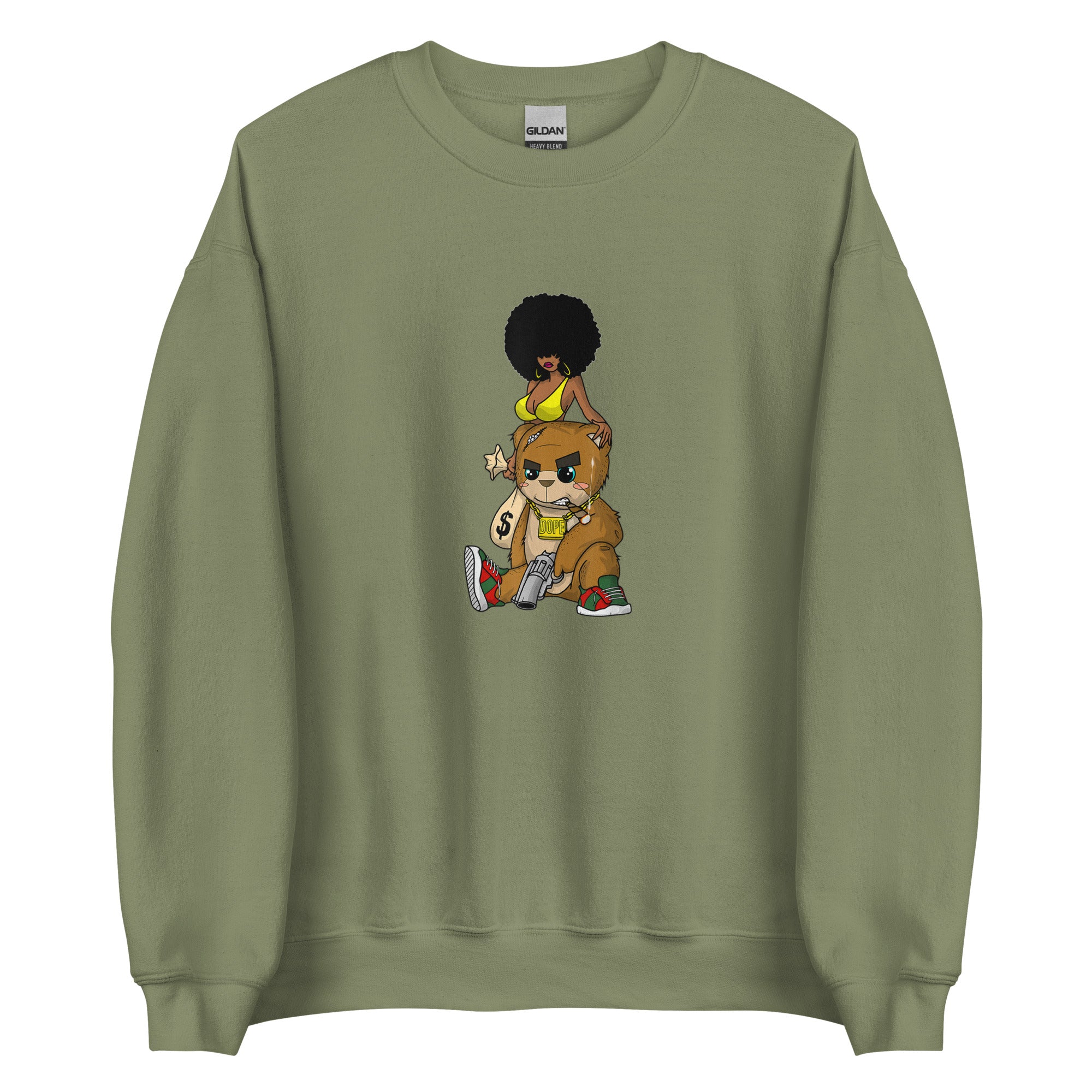 TEDDY BEAR GANGSTER Unisex Sweatshirt