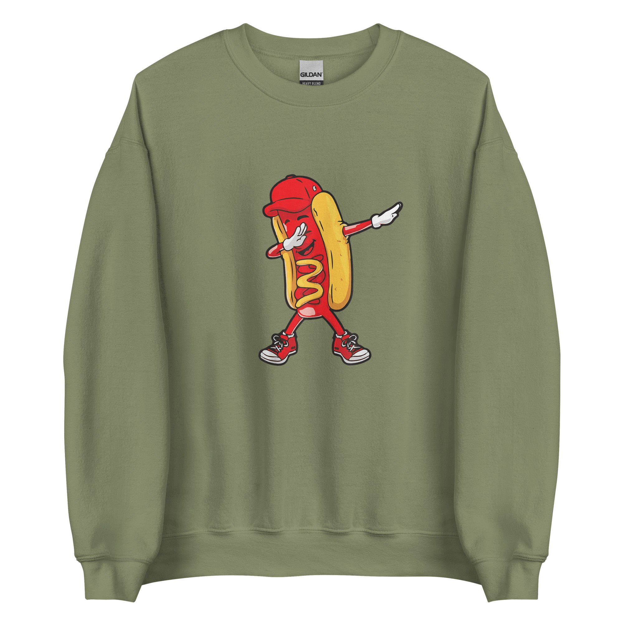 HOT DOG DABBING Unisex Sweatshirt