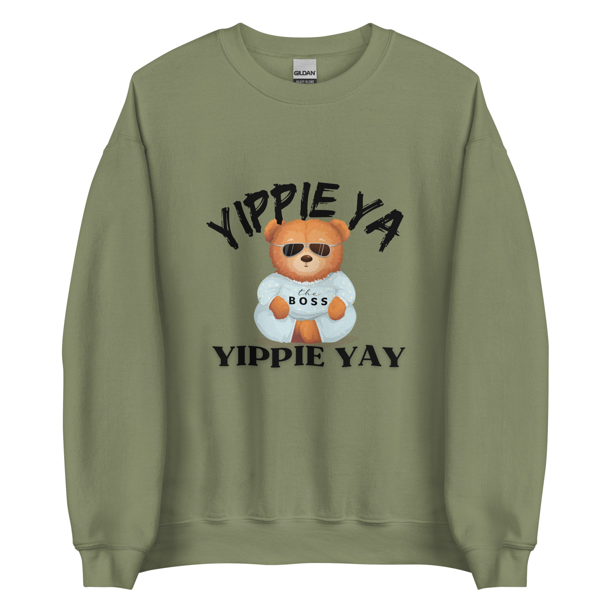 TEDDY BEAR YIPPIE YA Unisex Sweatshirt