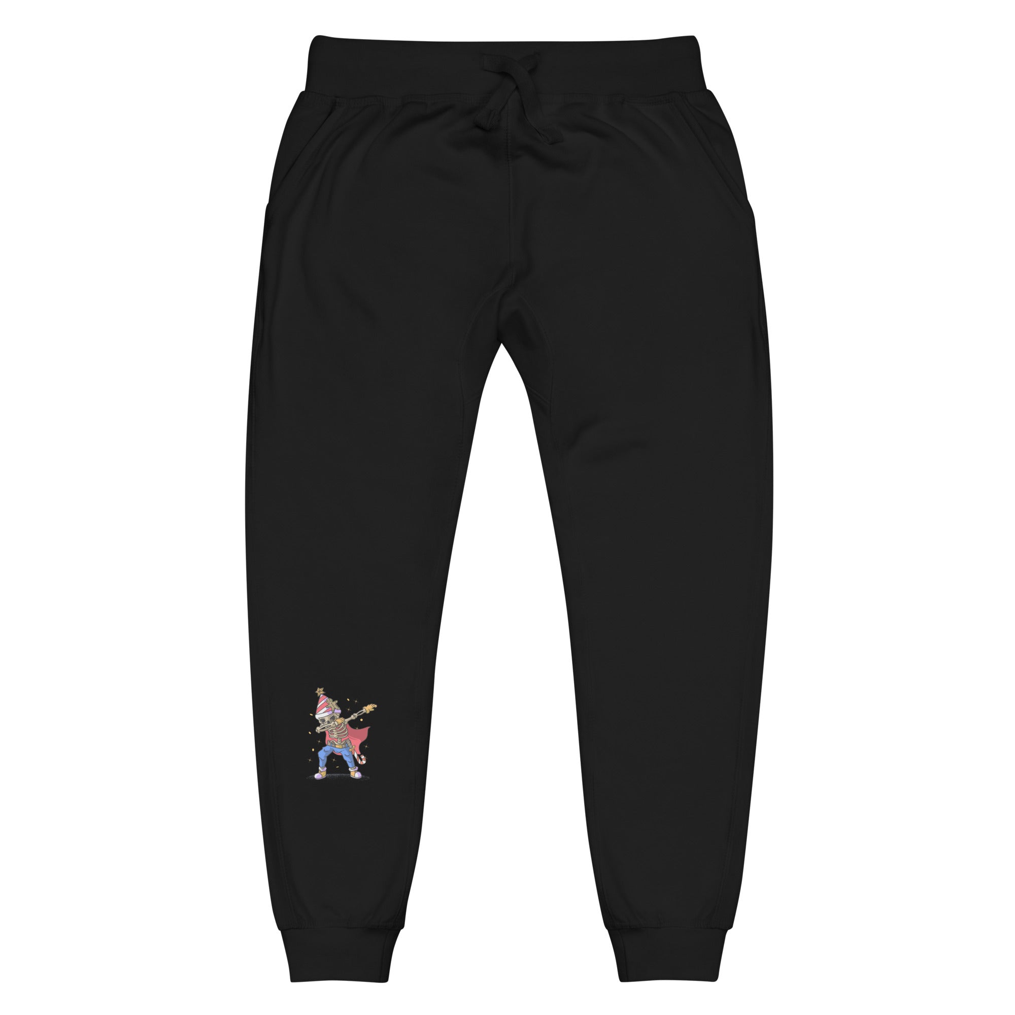 SKELETON BIRTHDAY DABBING Unisex fleece sweatpants