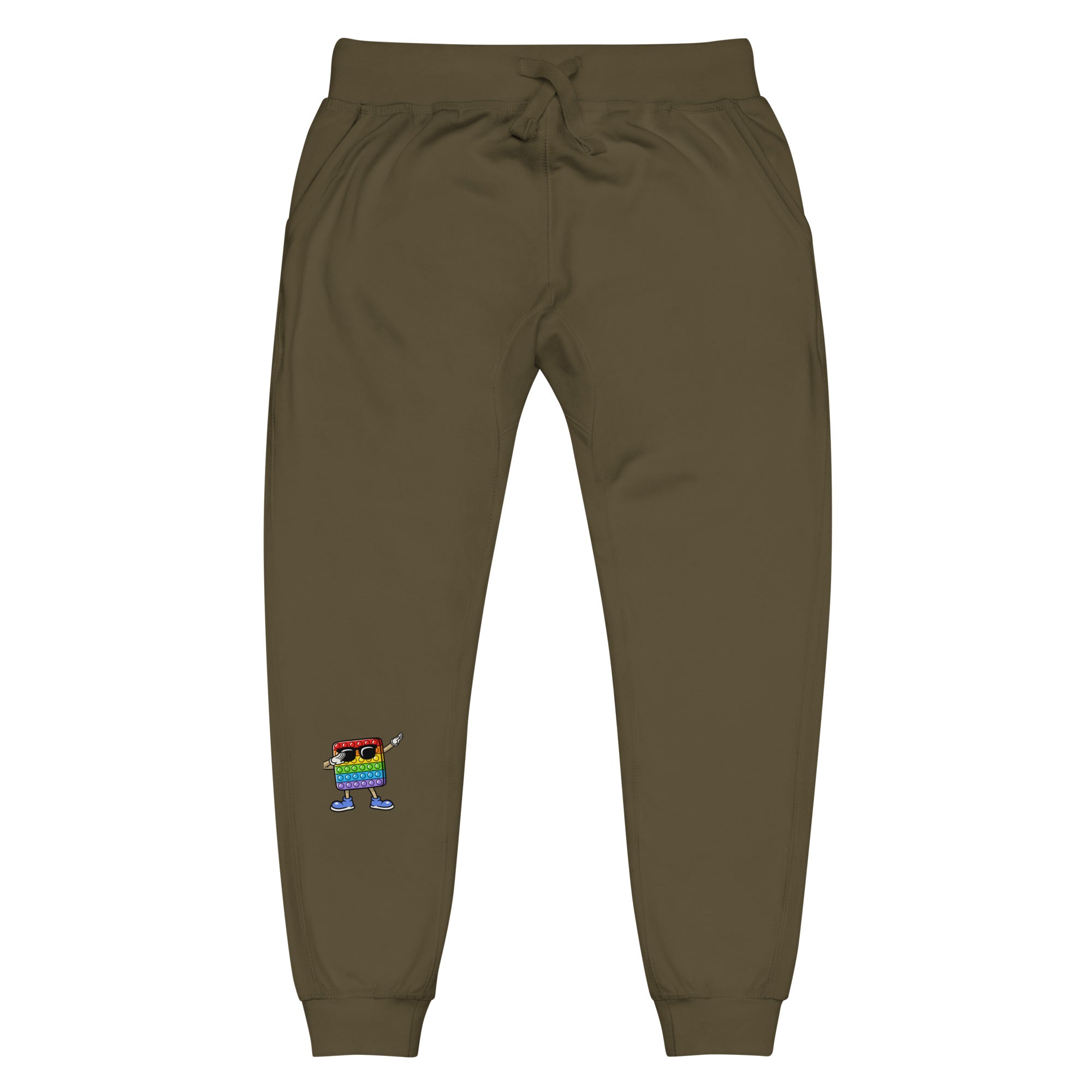 POOP IT DABBING Unisex fleece sweatpants