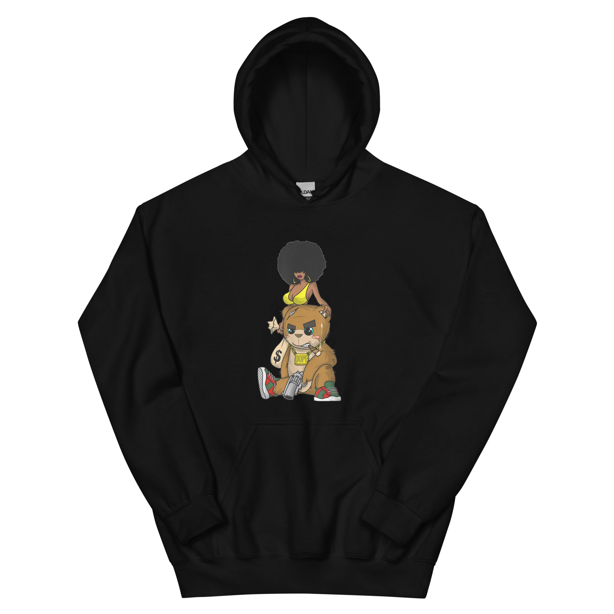 TEDDY BEAR GANGSTER RAP HUSTLE HIP HOP Unisex Hoodie