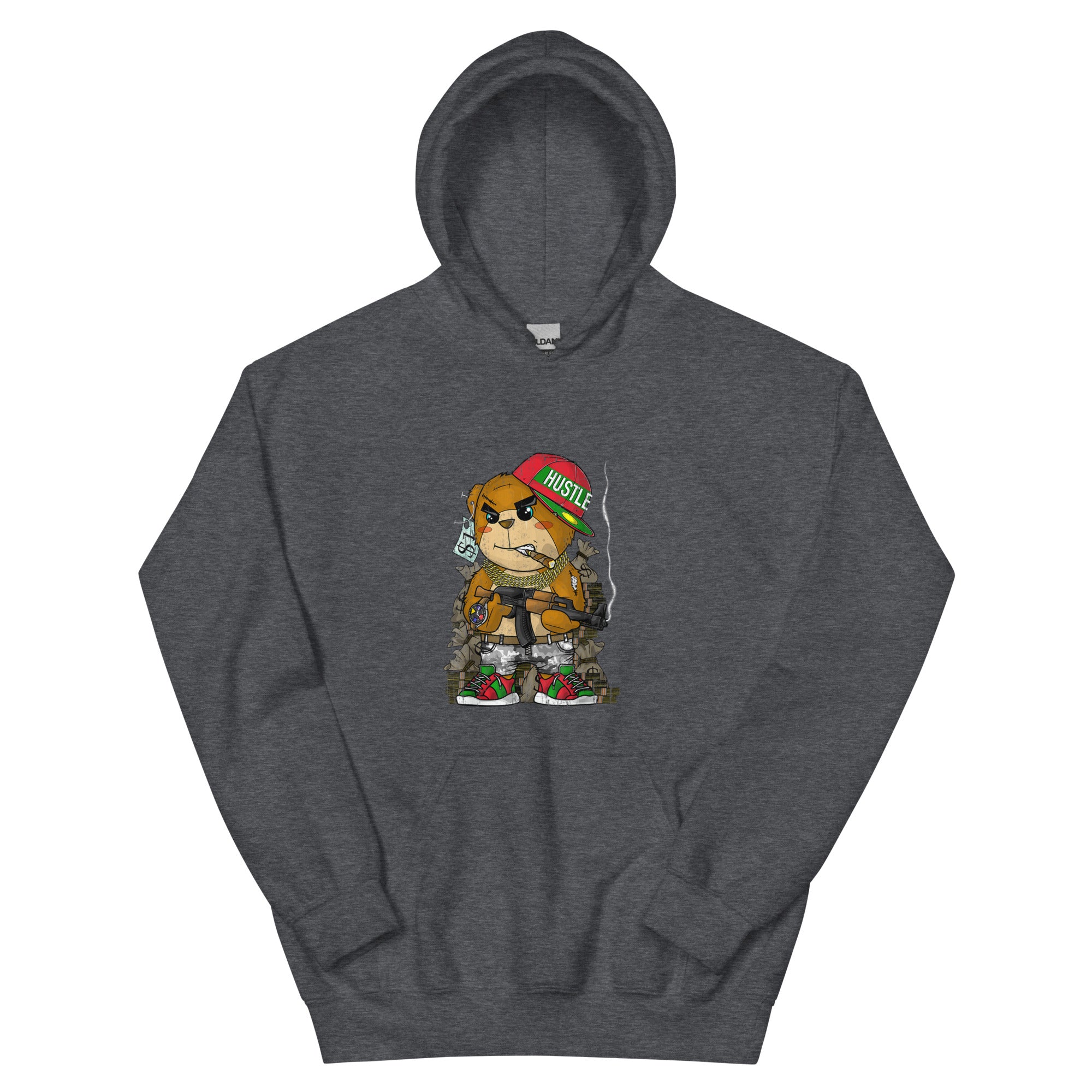 Hip-Hop Hipster Teddy Bear Rap Street Wear Unisex Hoodie