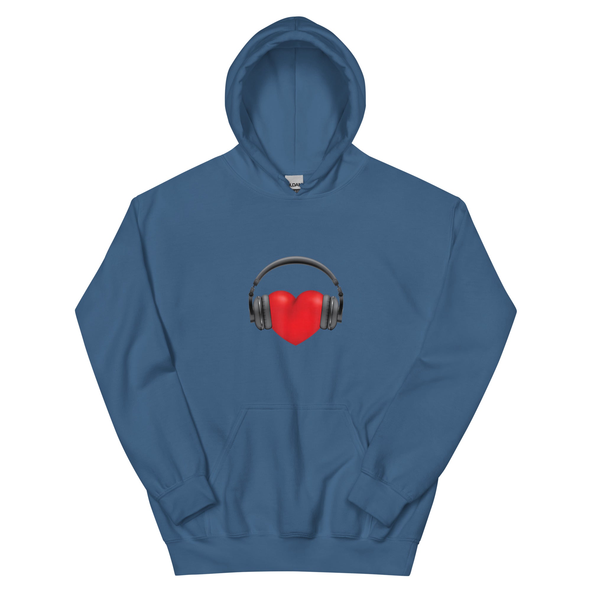 HEART MUSIC LOVE HIP HOP Unisex Hoodie