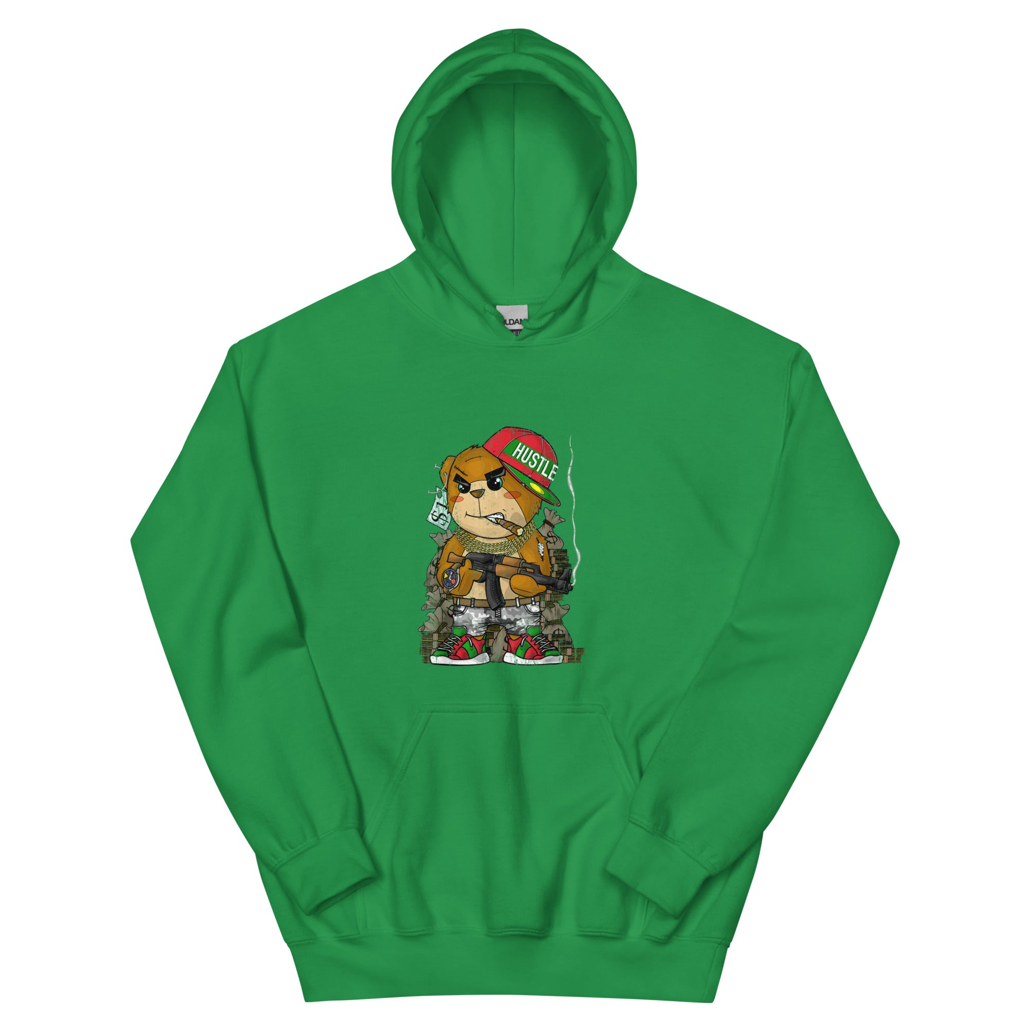 Hip-Hop Hipster Teddy Bear Rap Street Wear Unisex Hoodie