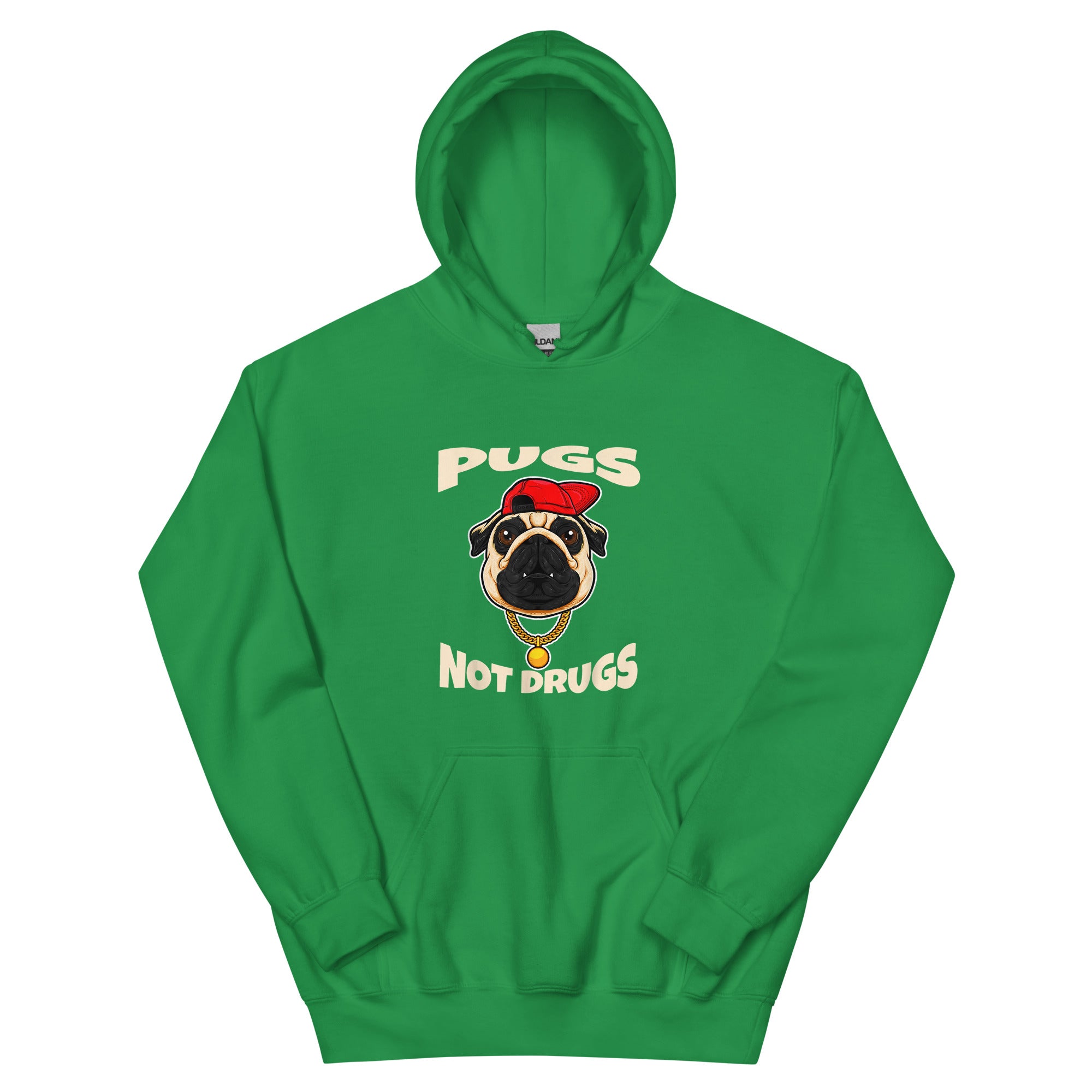 PUGS NOT DRUGS RAP STYLE Unisex Hoodie