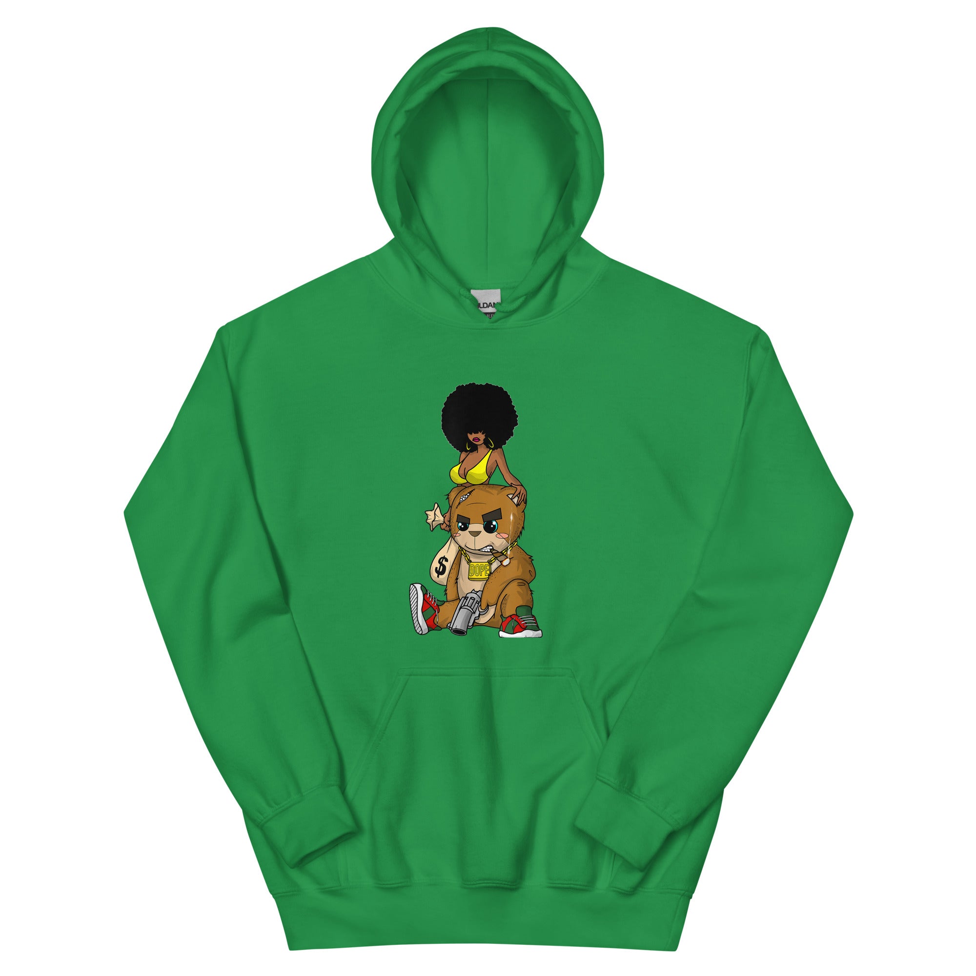 TEDDY BEAR GANGSTER RAP HUSTLE HIP HOP Unisex Hoodie