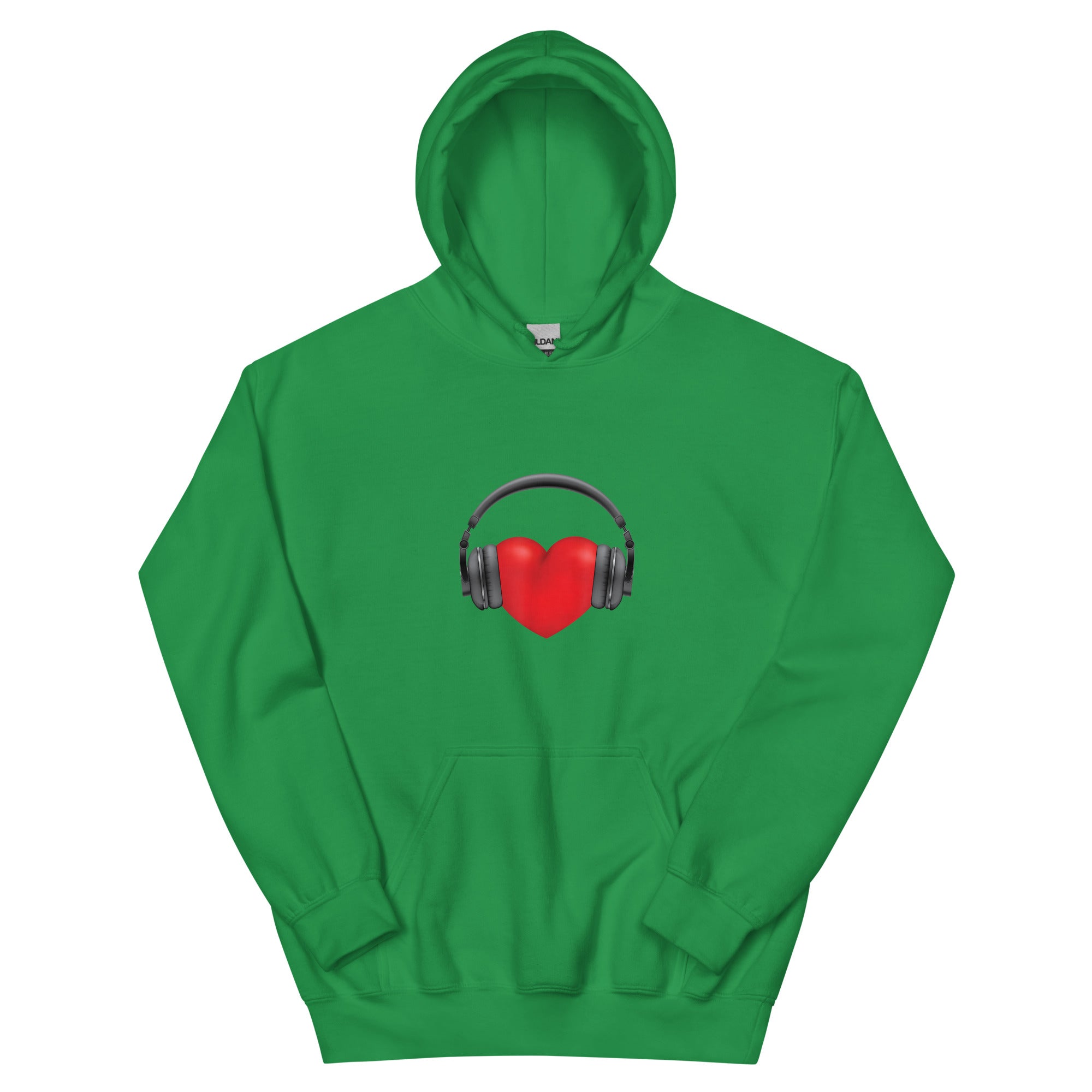 HEART MUSIC LOVE HIP HOP Unisex Hoodie