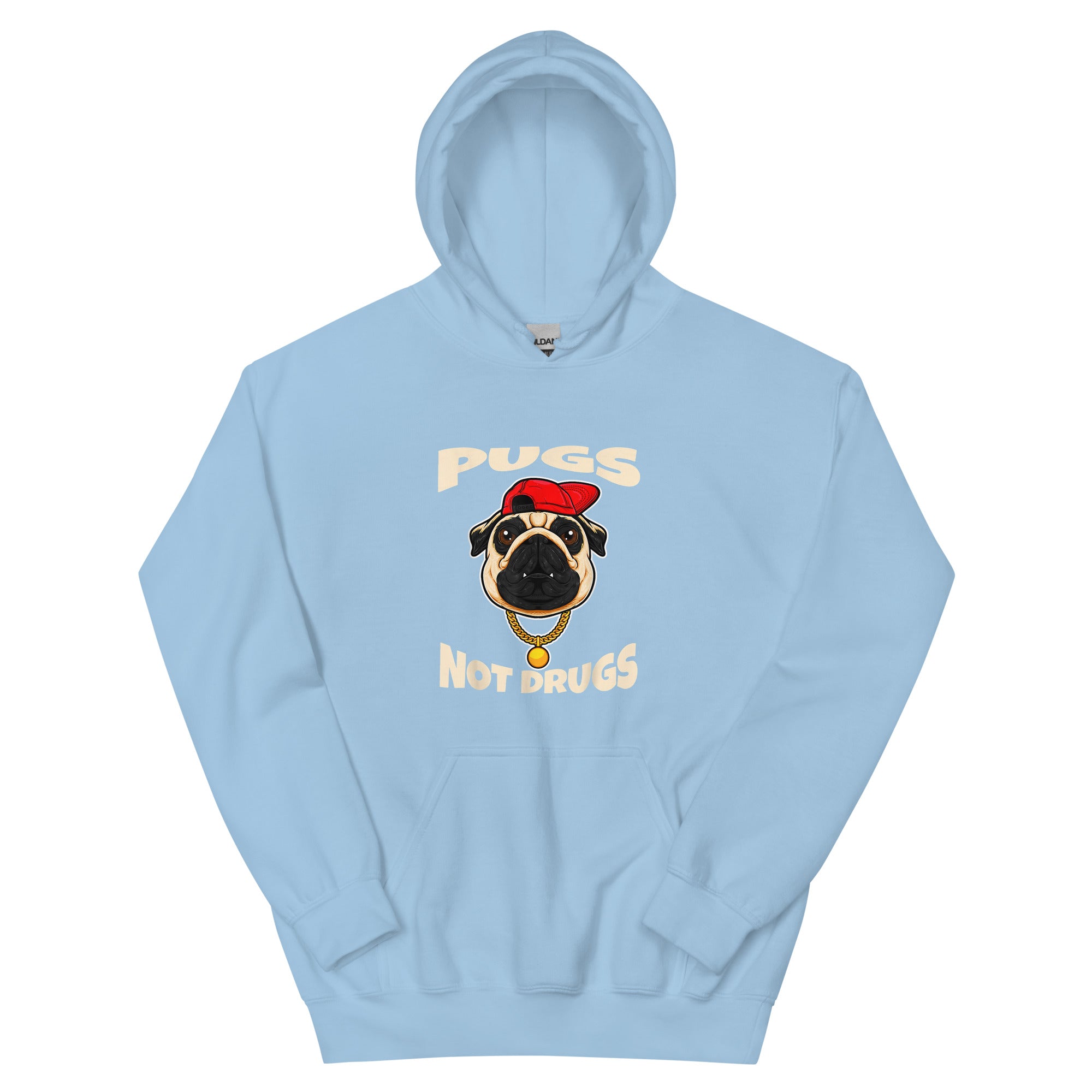 PUGS NOT DRUGS RAP STYLE Unisex Hoodie