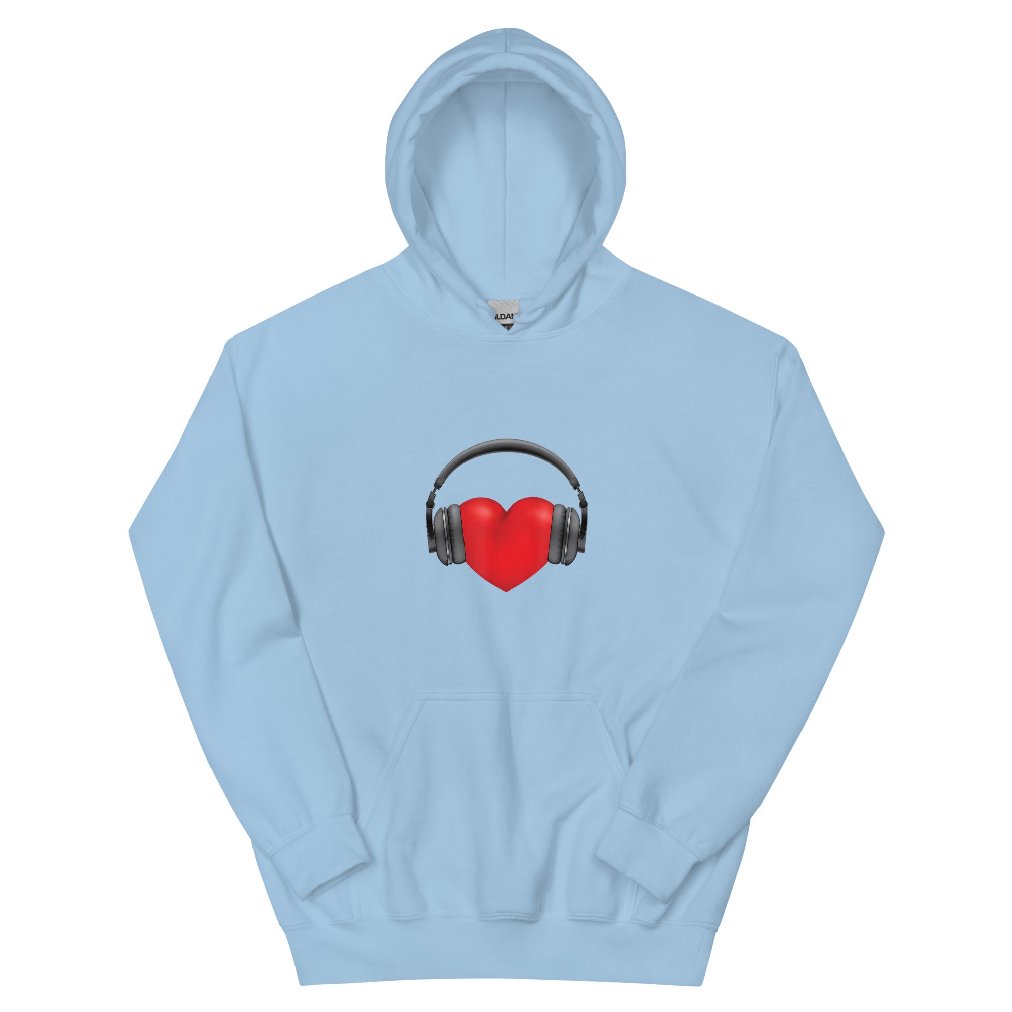 HEART MUSIC LOVE HIP HOP Unisex Hoodie