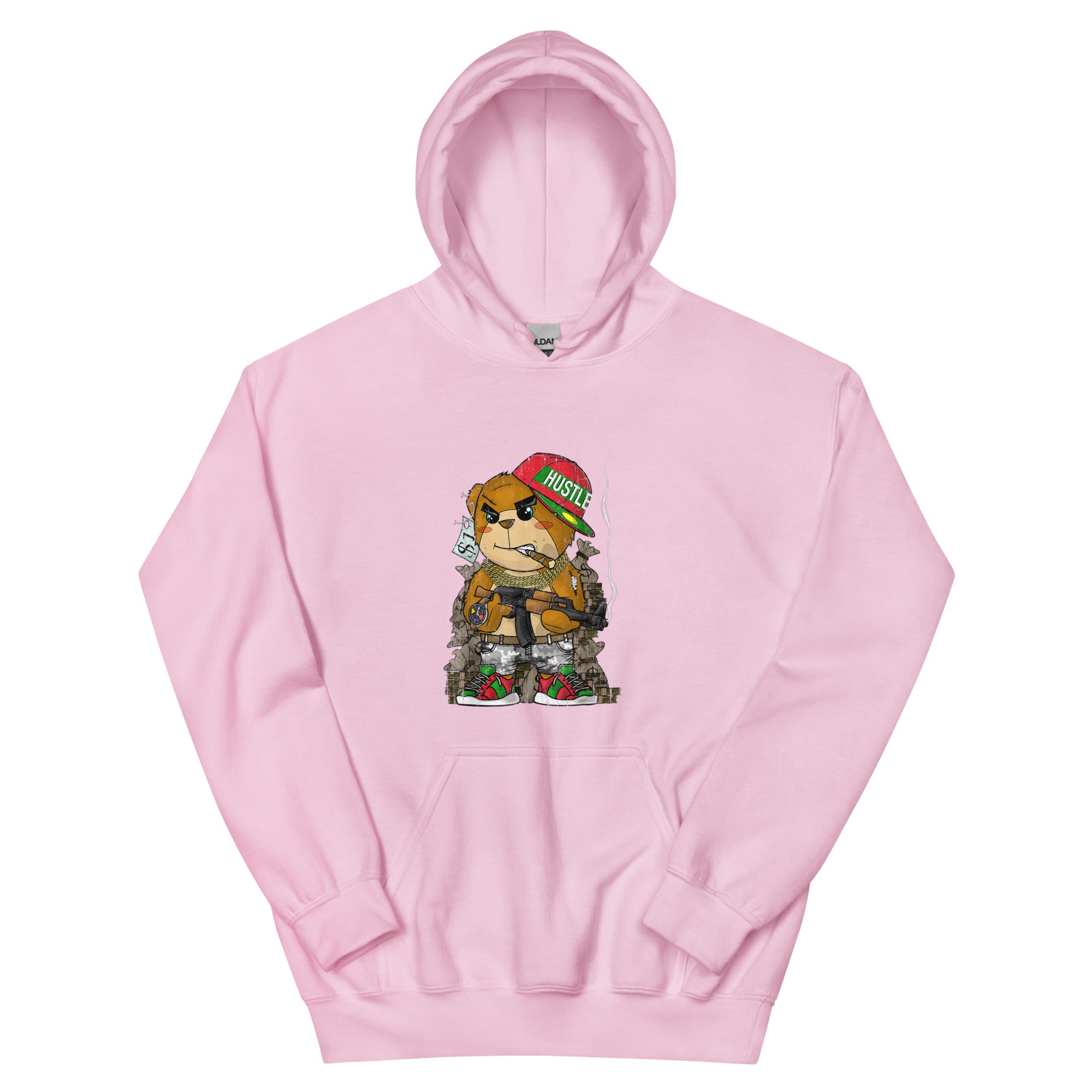 Hip-Hop Hipster Teddy Bear Rap Street Wear Unisex Hoodie