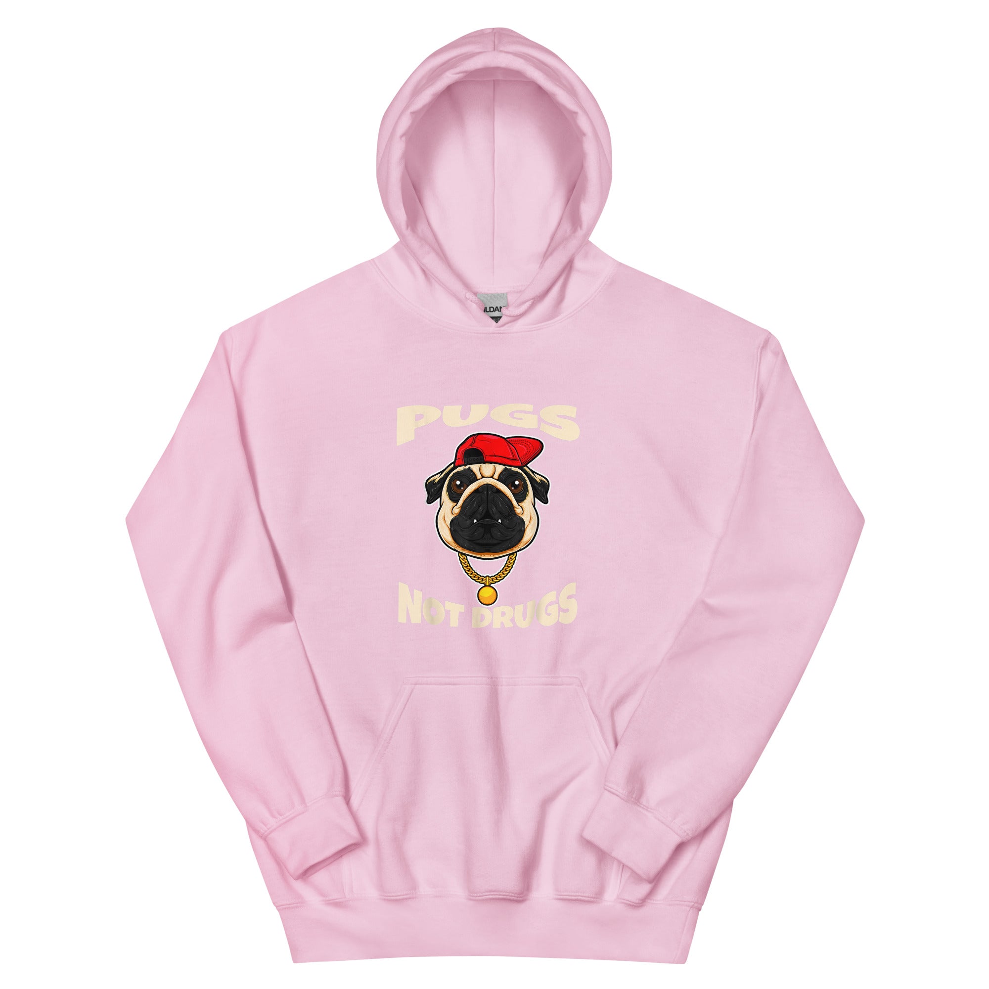 PUGS NOT DRUGS RAP STYLE Unisex Hoodie