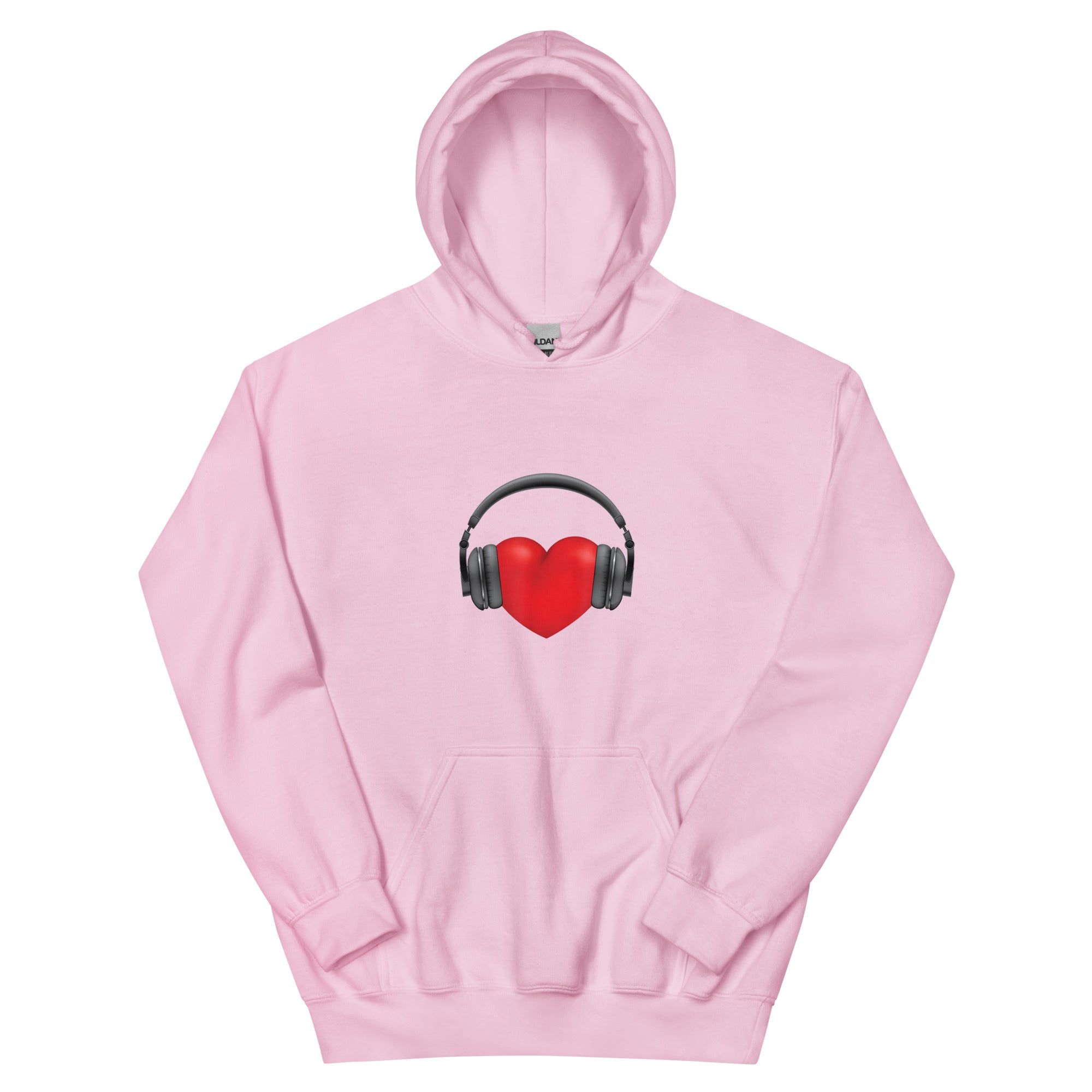 HEART MUSIC LOVE HIP HOP Unisex Hoodie