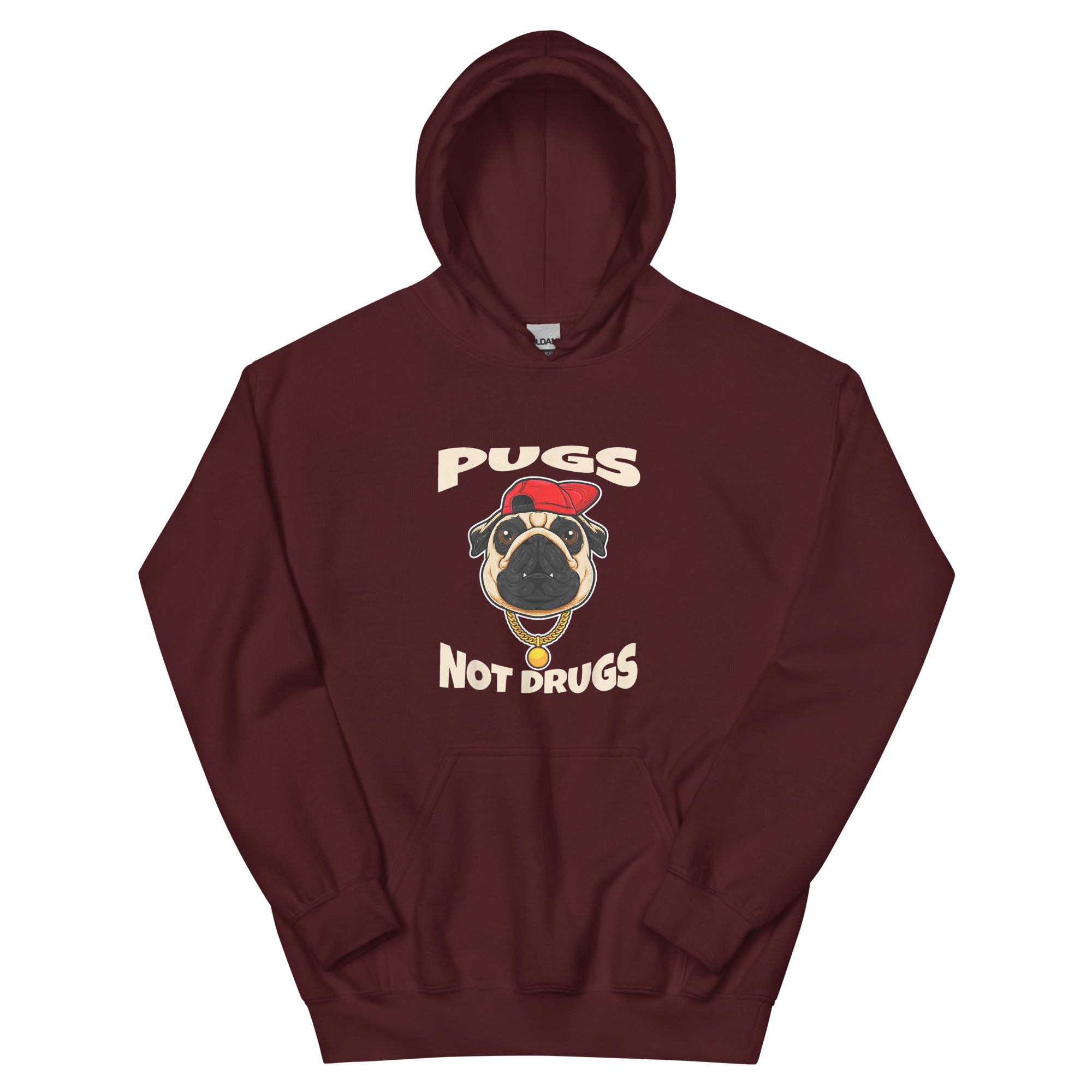 PUGS NOT DRUGS RAP STYLE Unisex Hoodie