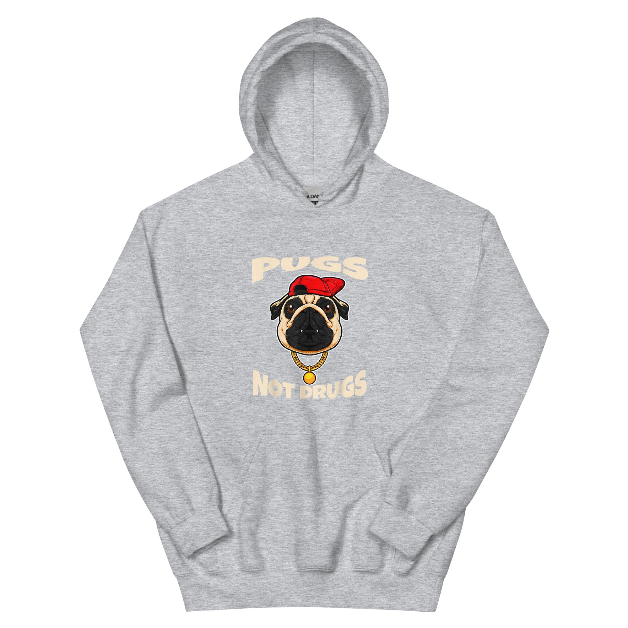 PUGS NOT DRUGS RAP STYLE Unisex Hoodie