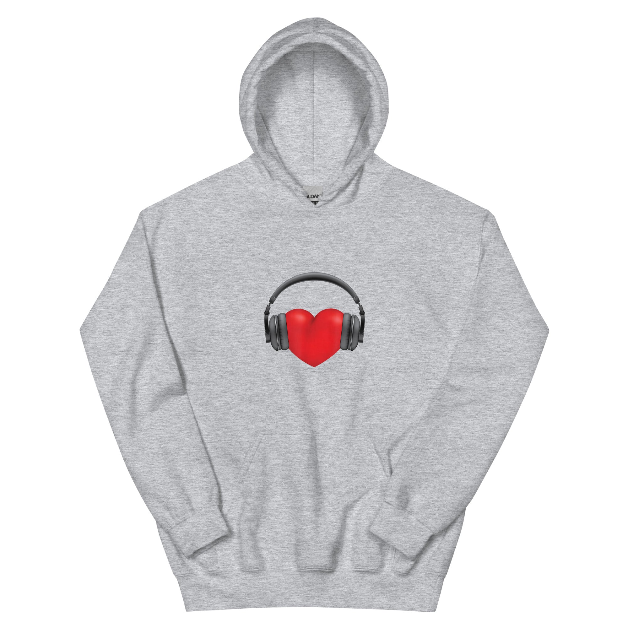 HEART MUSIC LOVE HIP HOP Unisex Hoodie