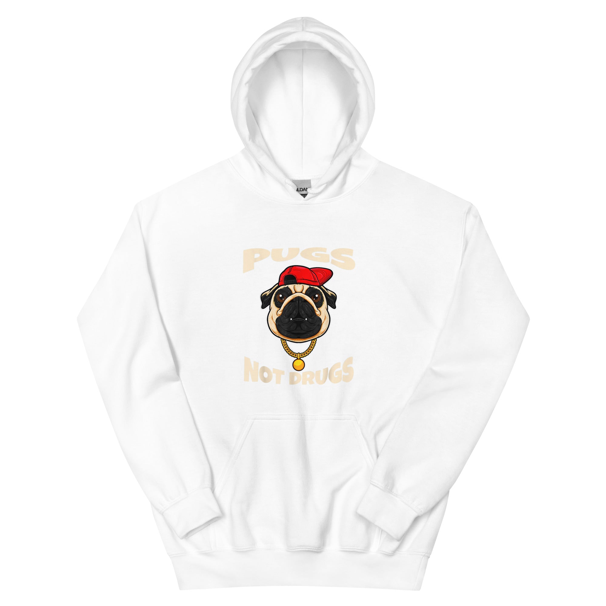 PUGS NOT DRUGS RAP STYLE Unisex Hoodie