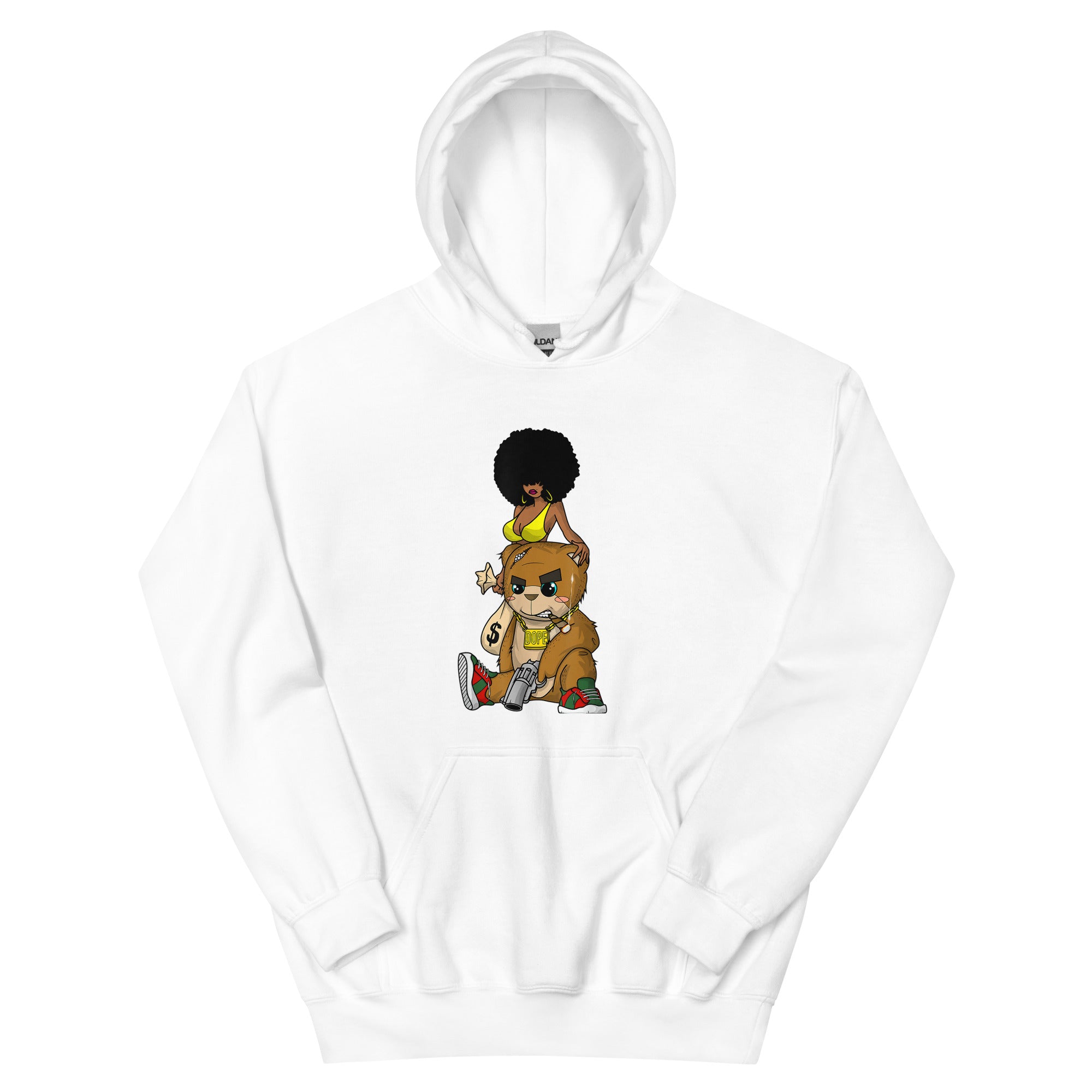 TEDDY BEAR GANGSTER RAP HUSTLE HIP HOP Unisex Hoodie