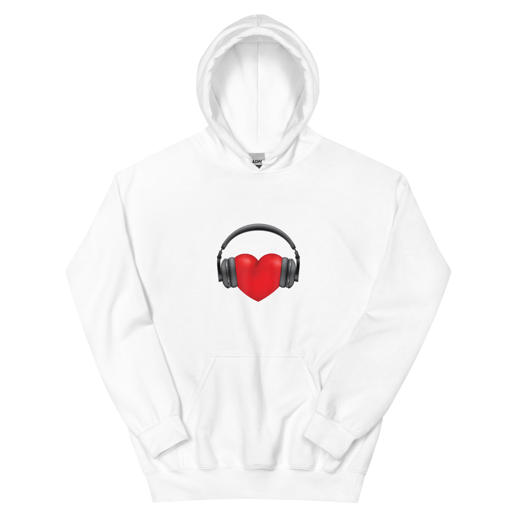 HEART MUSIC LOVE HIP HOP Unisex Hoodie