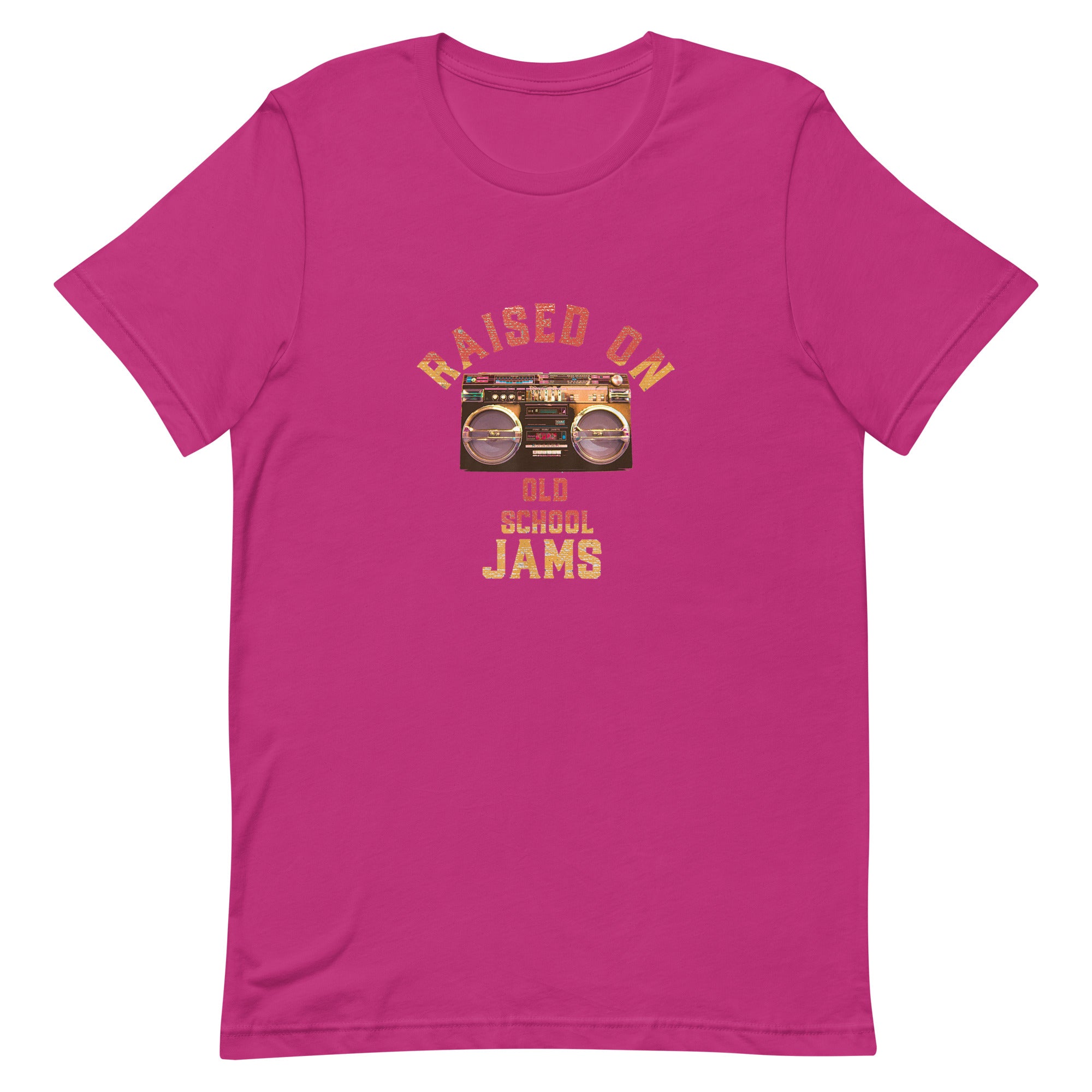 RAISED ON OLD SCHOOL JAMS Unisex t-shirt