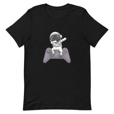 ASTRONAUT ON GAME CONTROLLER DABBING  Unisex t-shirt