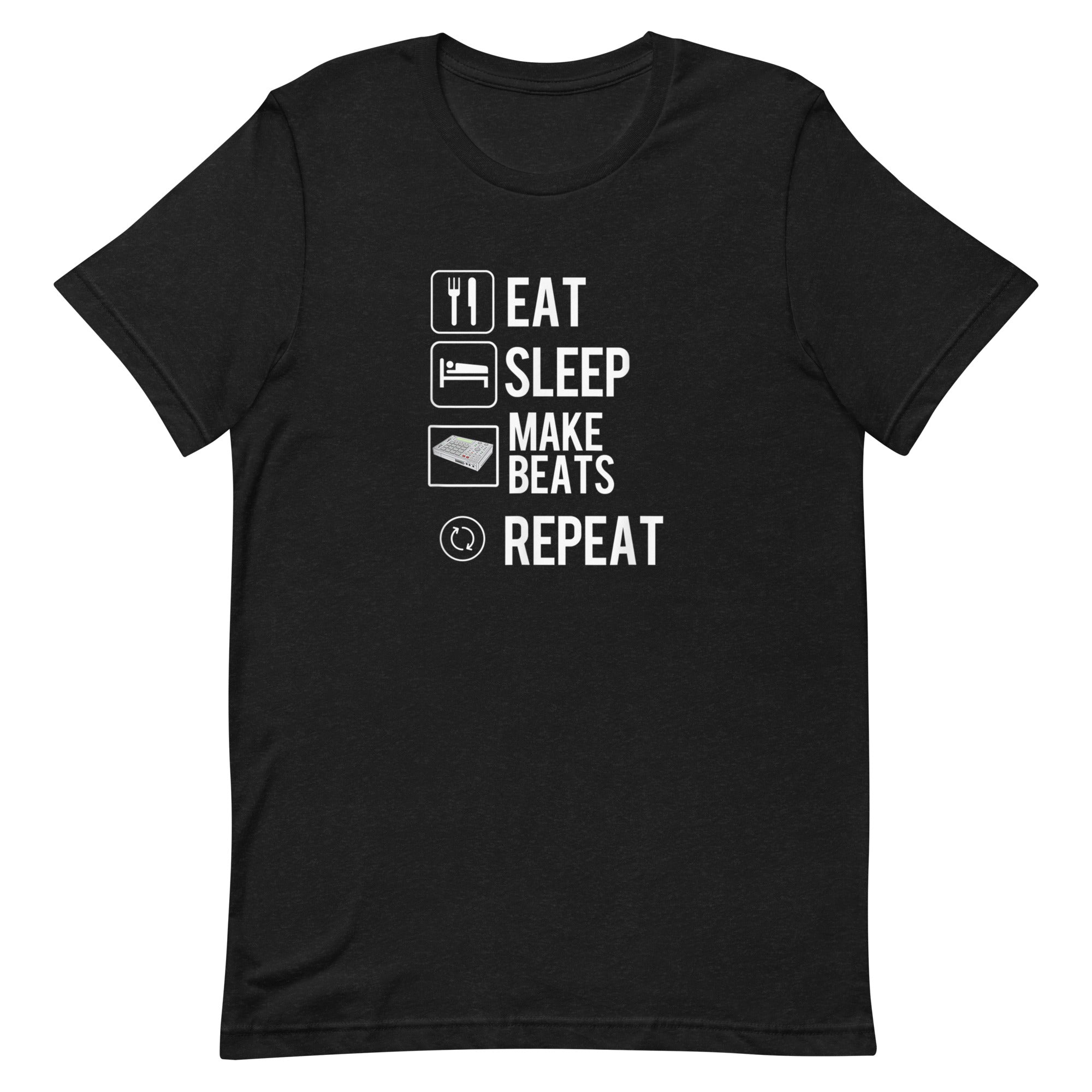 EAT SLEEP MAKE BEATS REPEAT Unisex t-shirt - Hiphopya