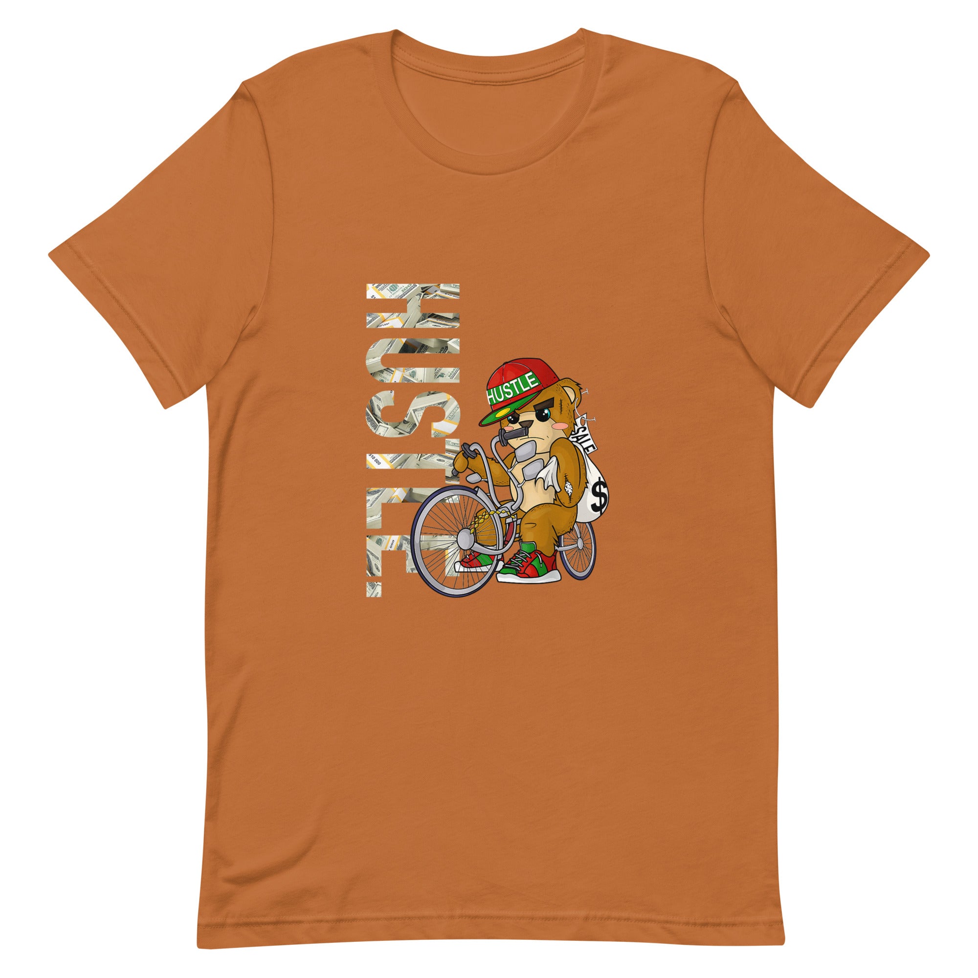 Hustle Teddy on Low Rider Hip Hop T-Shirt Unisex t-shirt